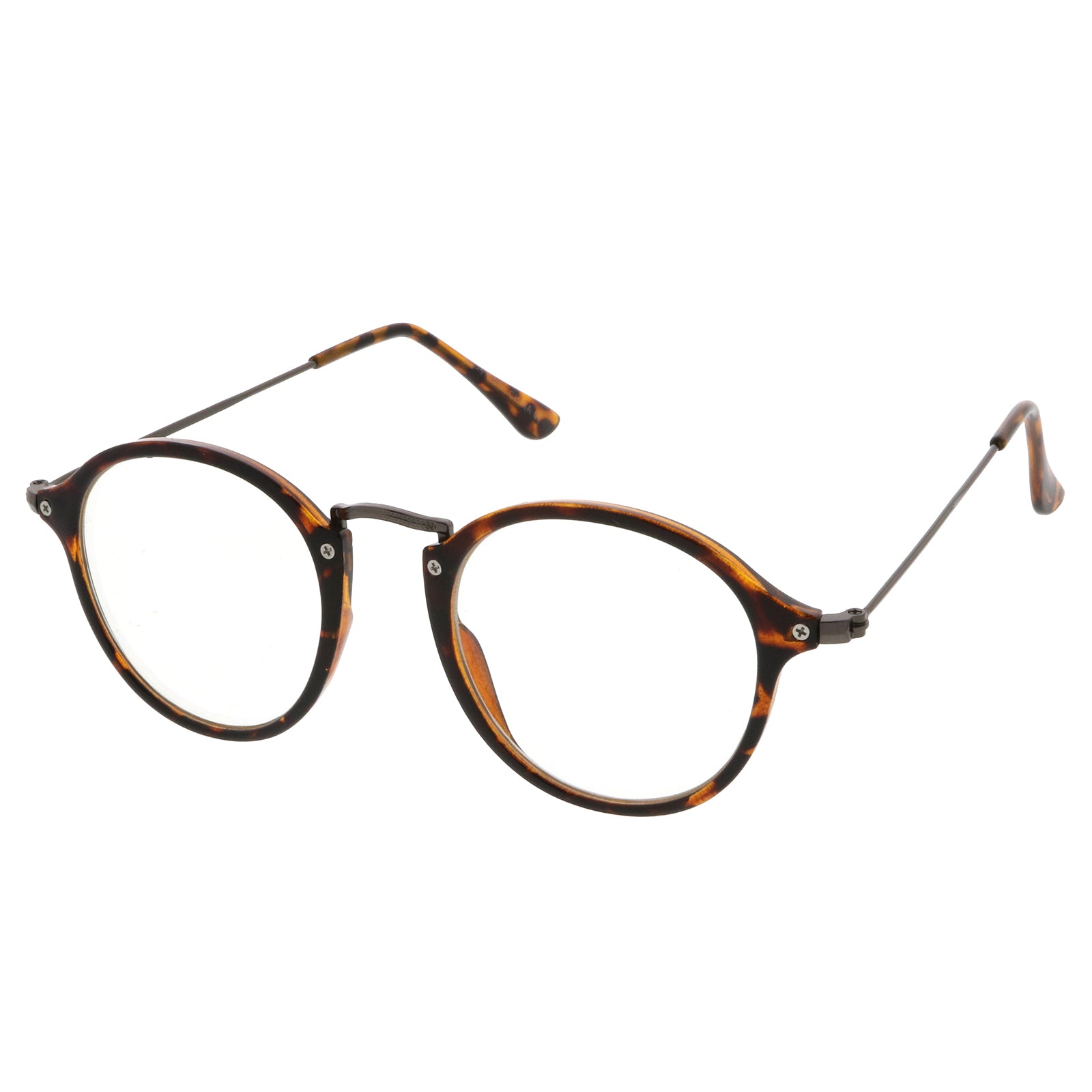 Tortoise-Gunmetal / Clear