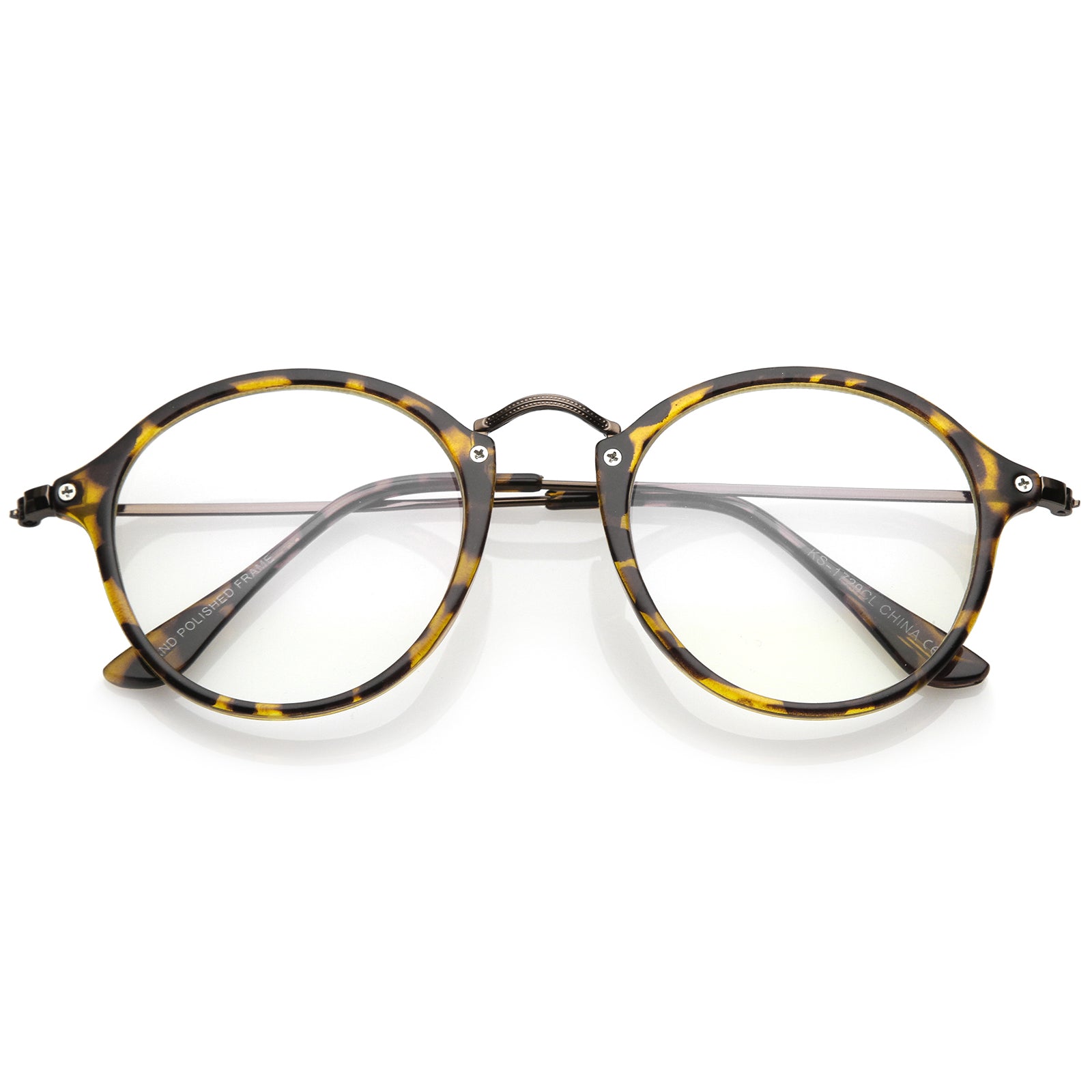 Yellow-Tortoise-Bronze / Clear
