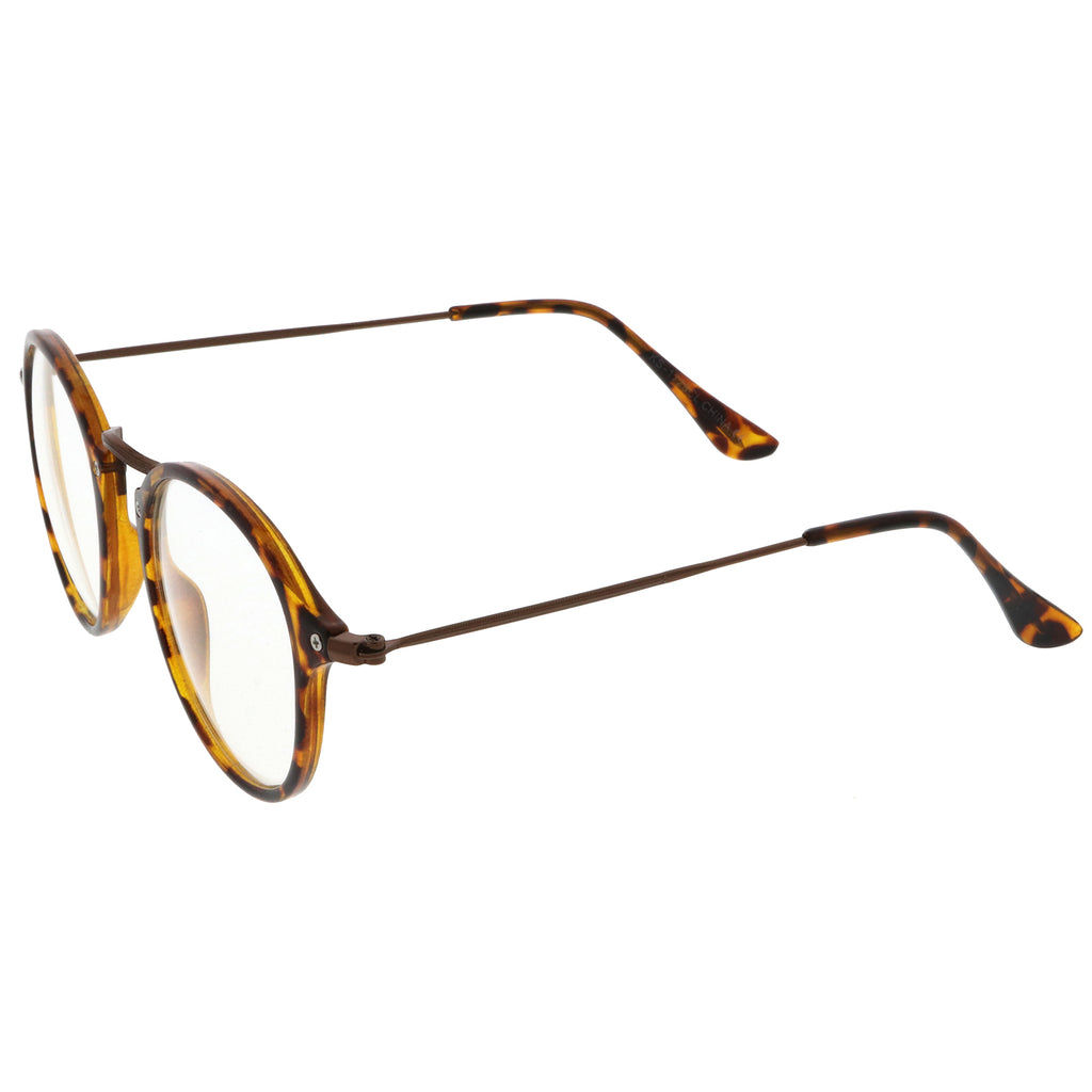 Yellow-Tortoise-Bronze / Clear