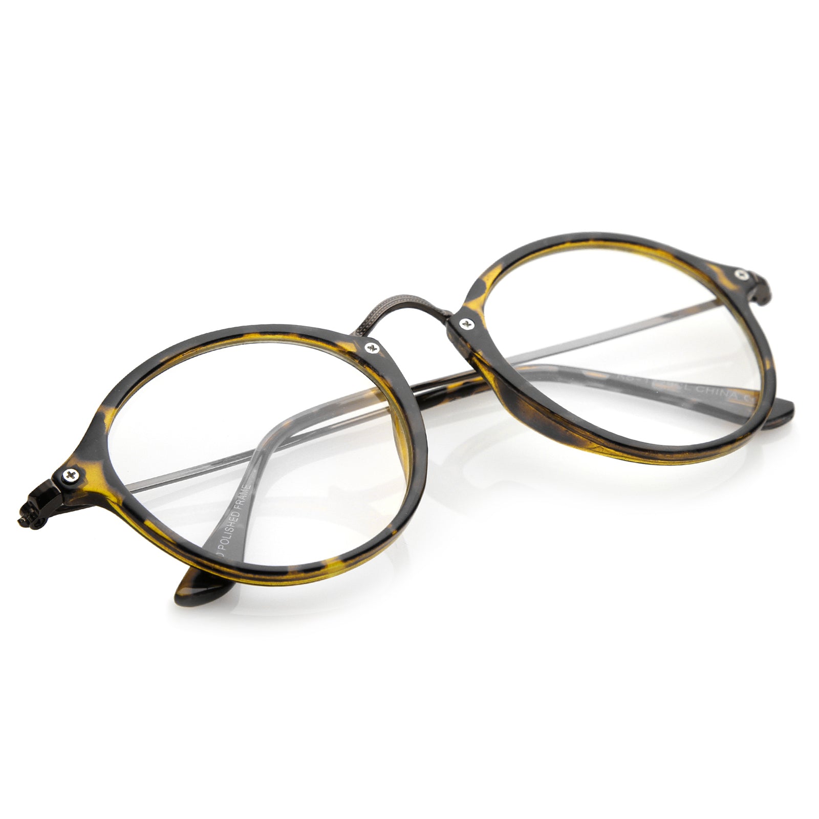 Yellow-Tortoise-Bronze / Clear