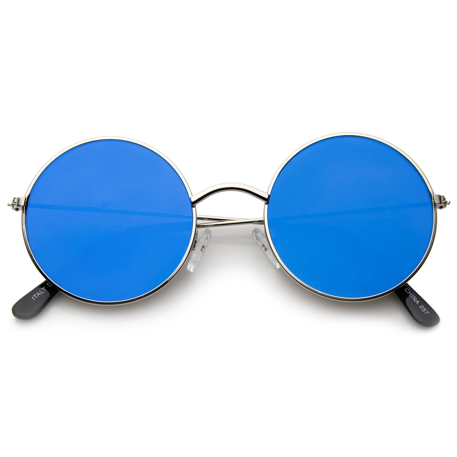 Silver / Blue Mirror