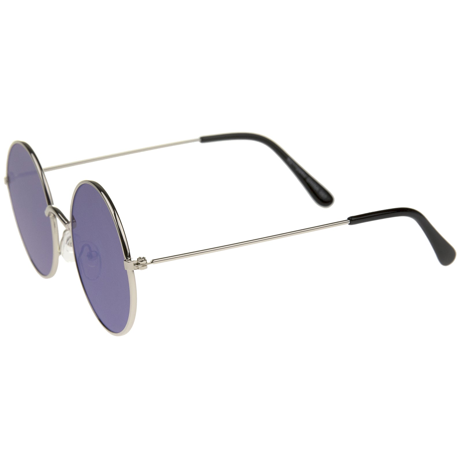 Silver / Blue Mirror