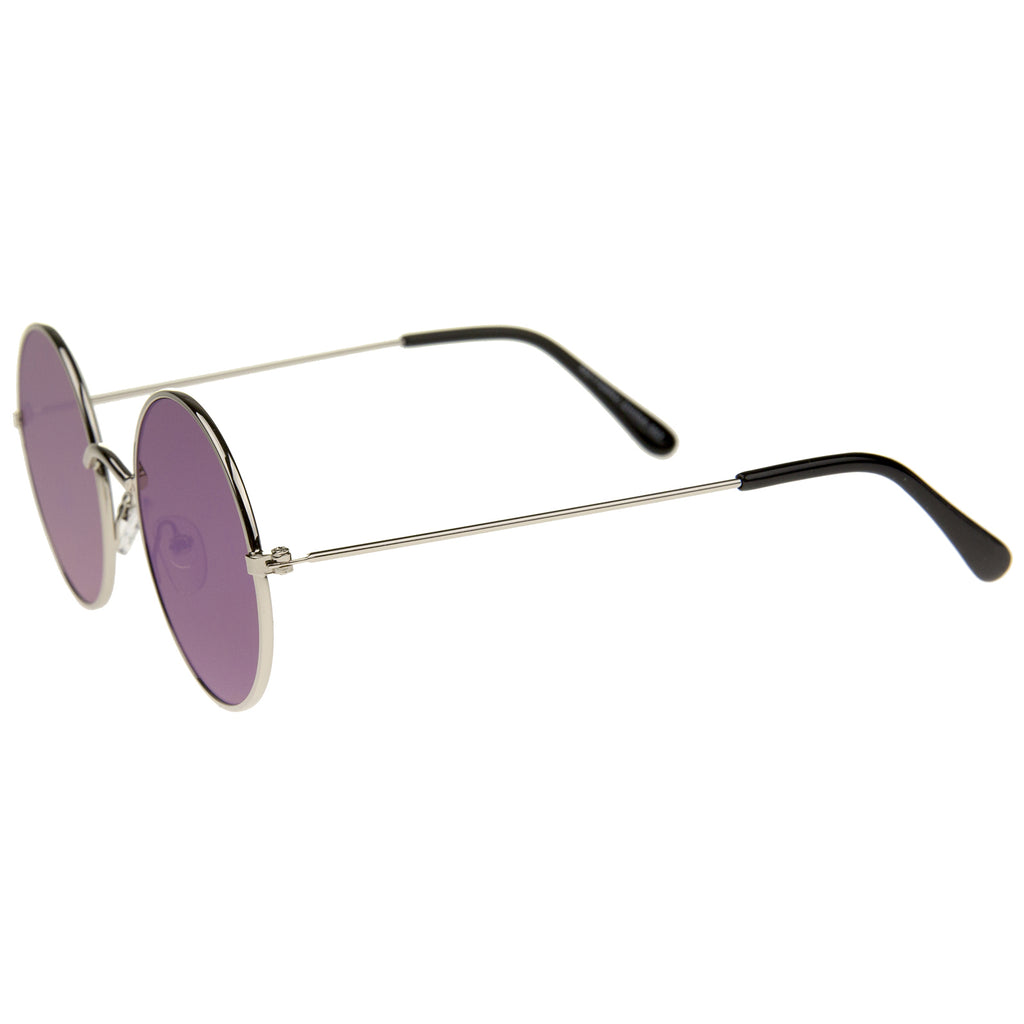 Silver / Green Mirror