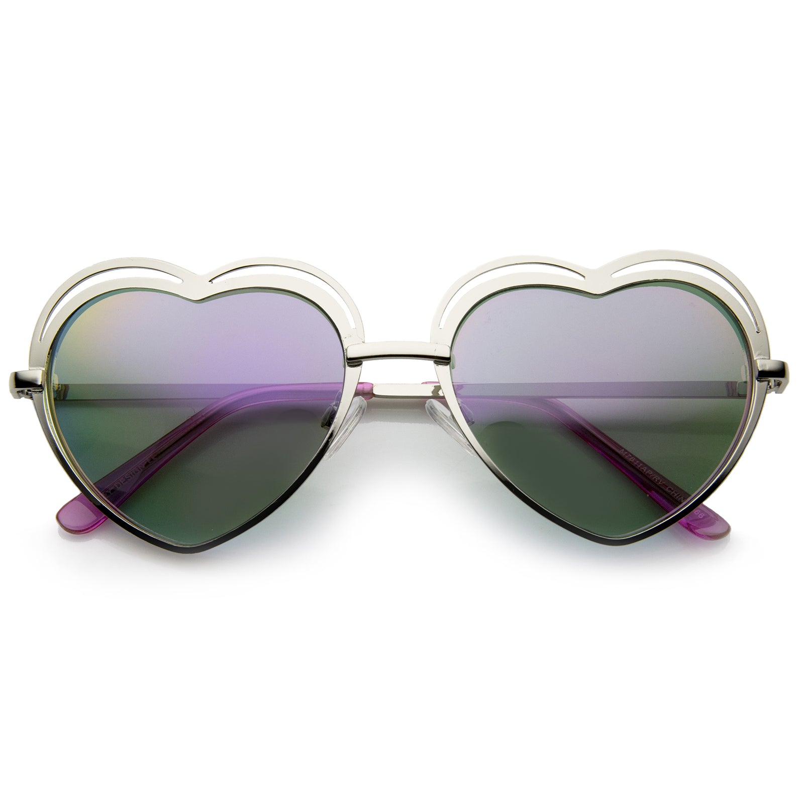 Silver / Green Mirror