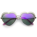 Silver / Purple Mirror
