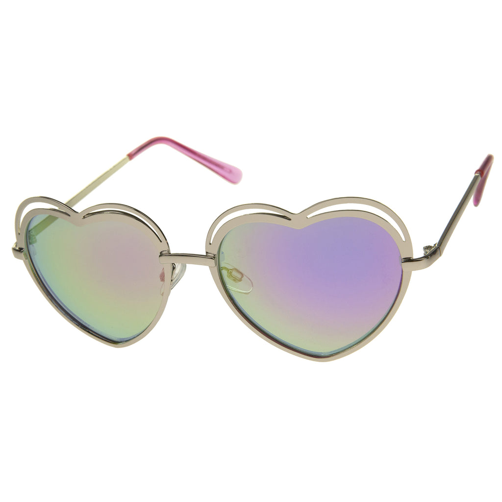 Silver / Purple Mirror