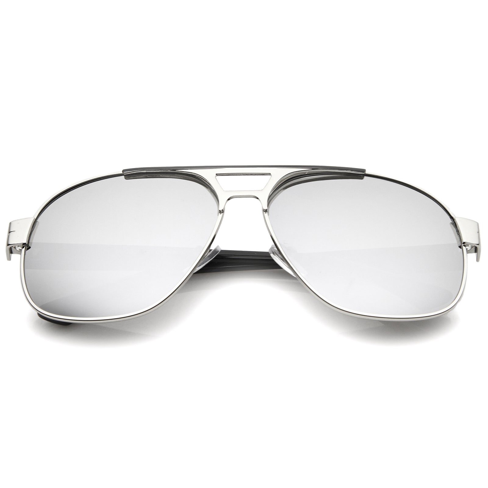 Silver-Shiny Black / Silver Mirror