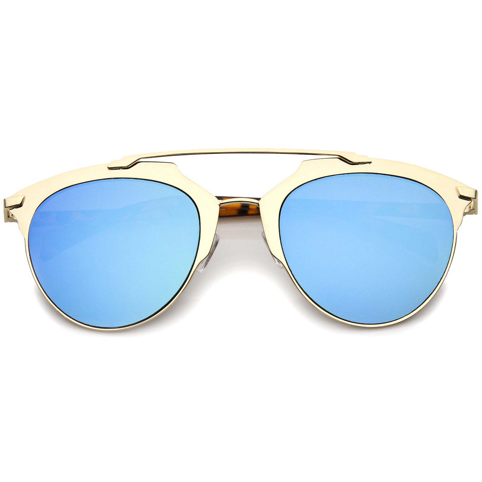 Gold / Blue Mirror