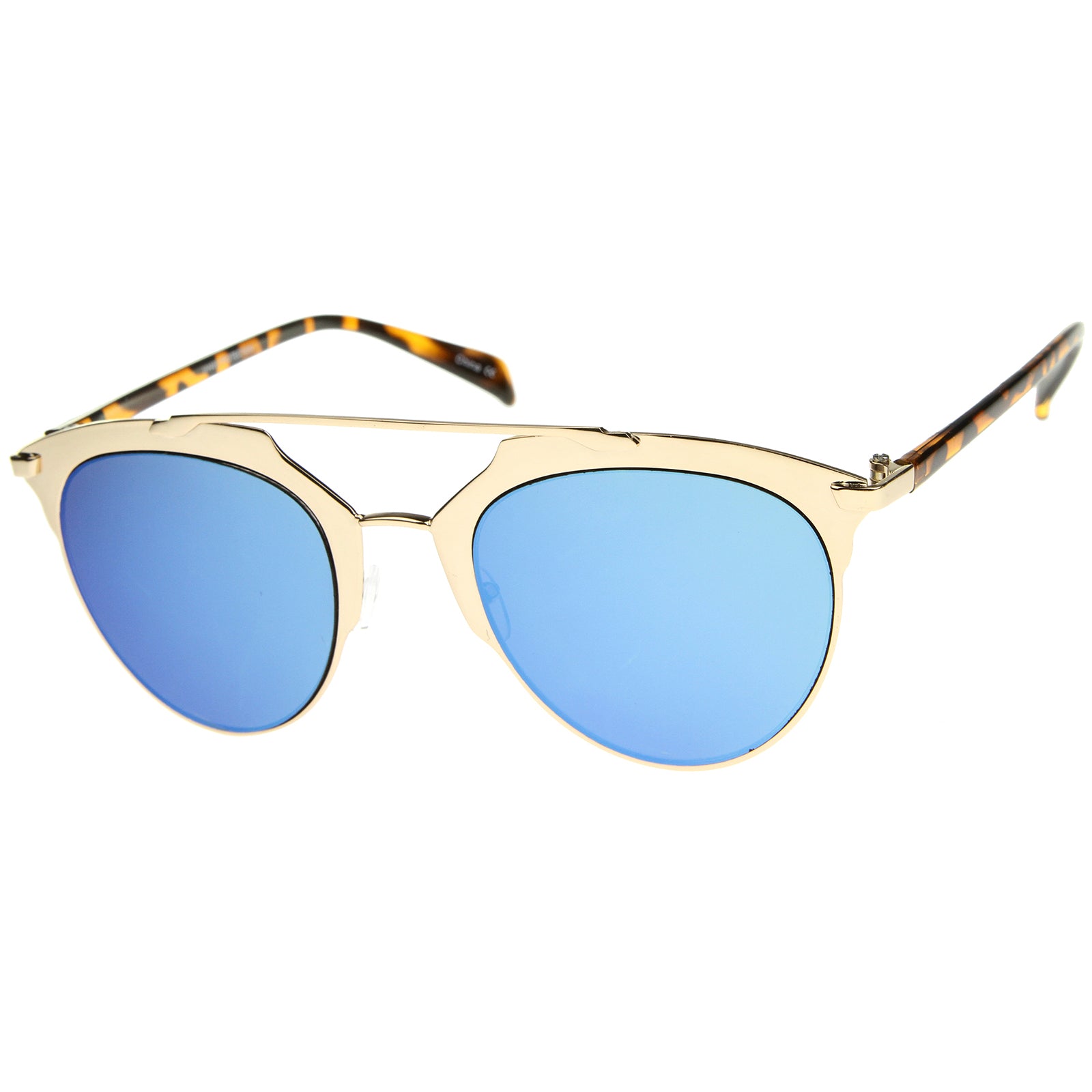 Gold / Blue Mirror