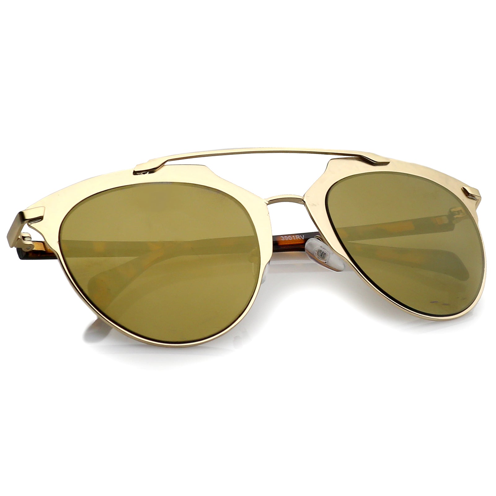 Gold-Tortoise / Gold Mirror