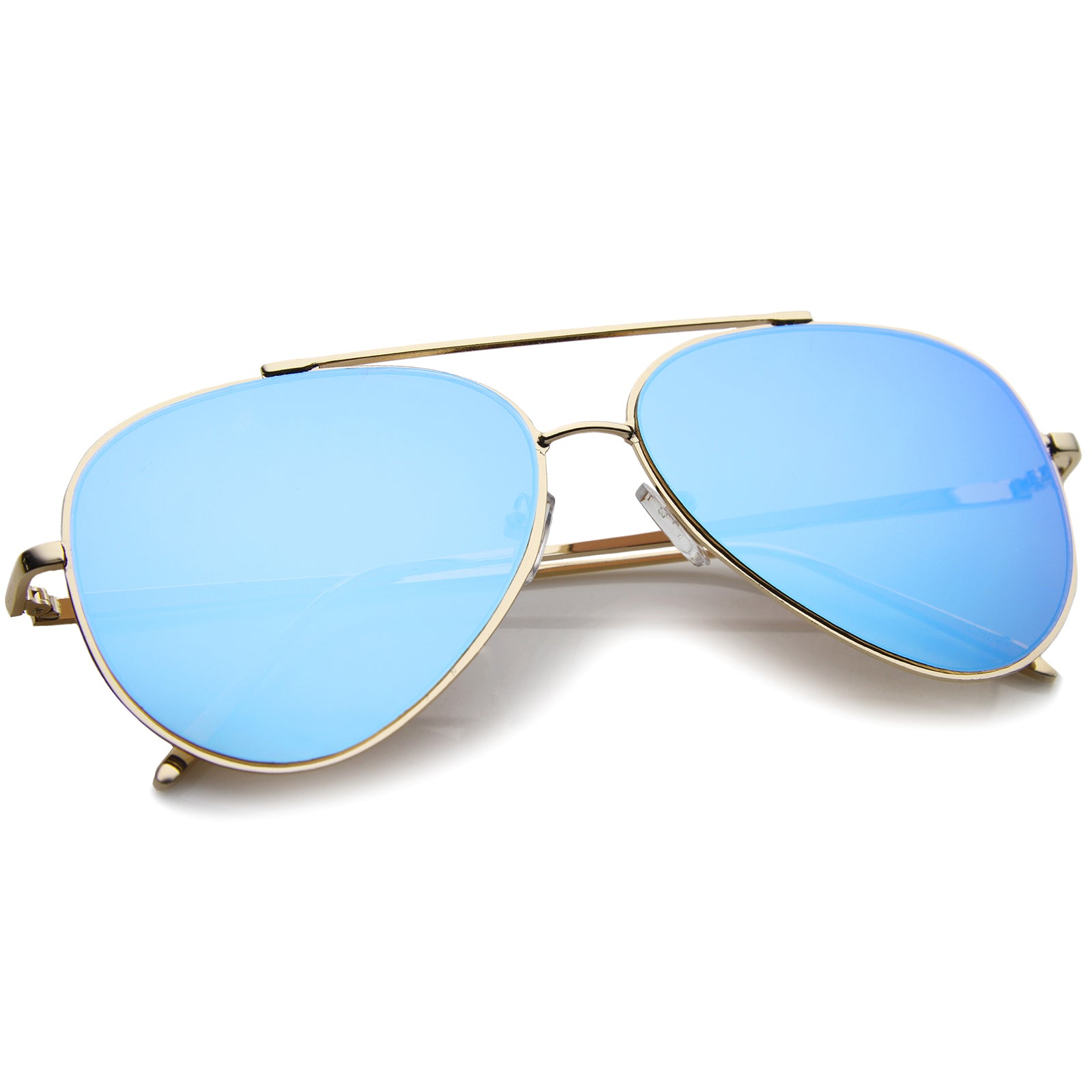 Gold / Blue Mirror