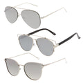 3-Pack | Metal Silver Mirror Flat Lens Set