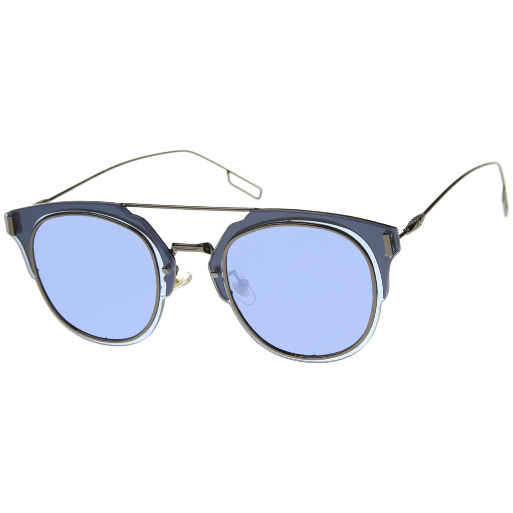 Blue-Gunmetal / Blue
