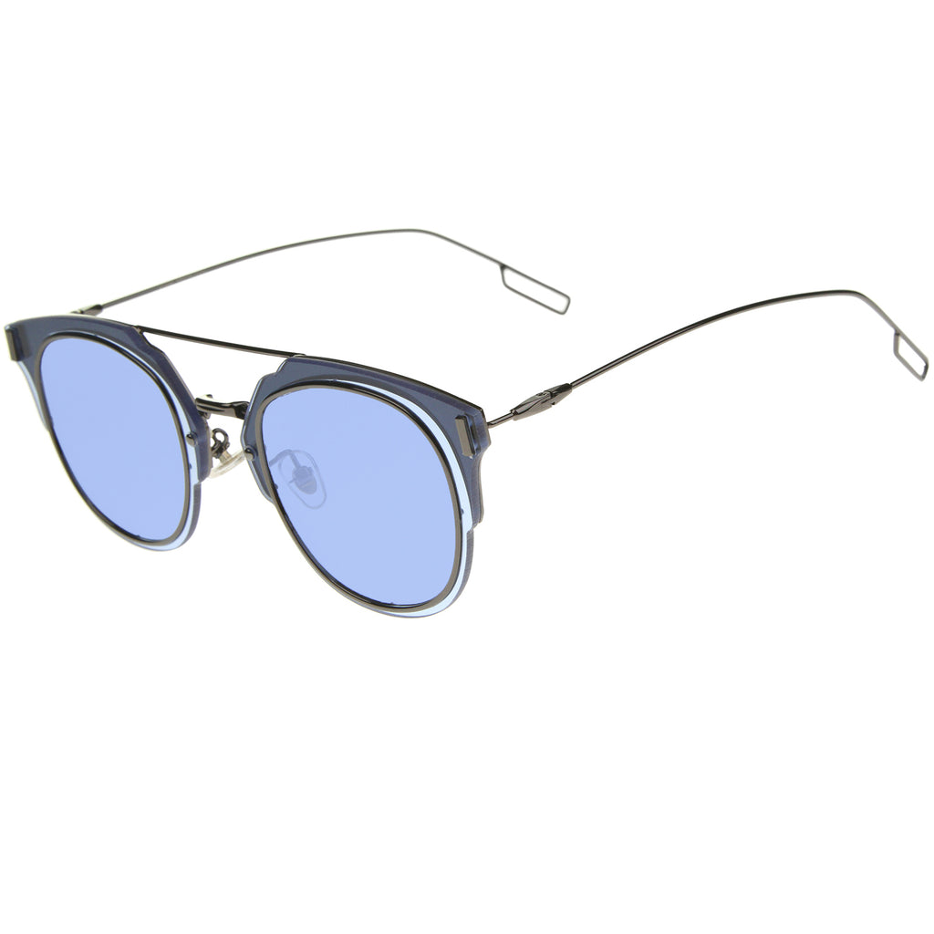 Blue-Gunmetal / Blue