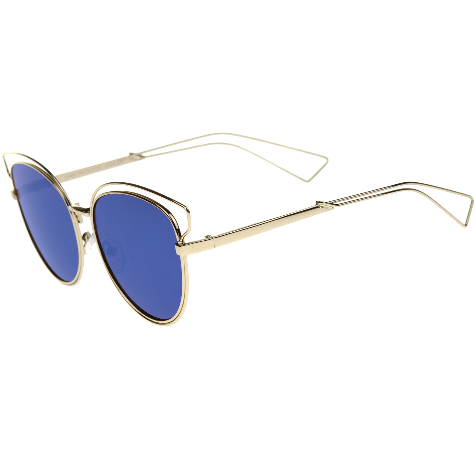 Gold / Blue Mirror
