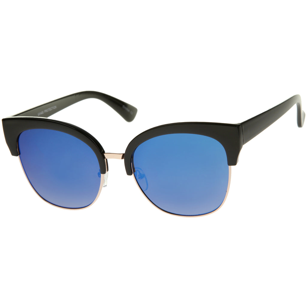 Black / Blue Mirror