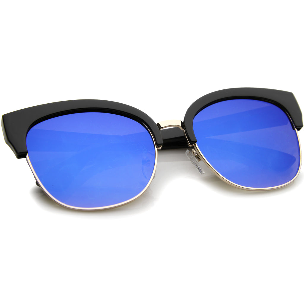 Black / Blue Mirror