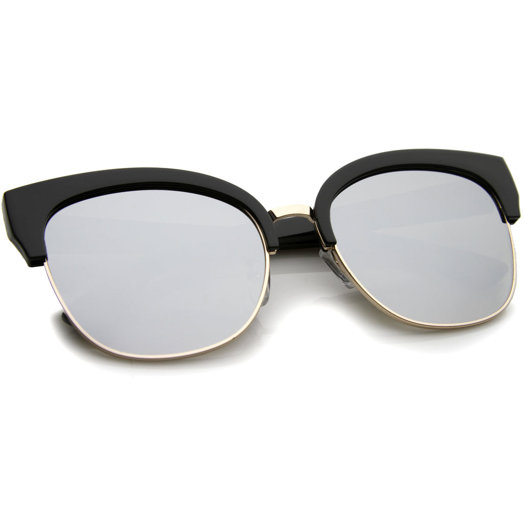 Black / Silver Mirror
