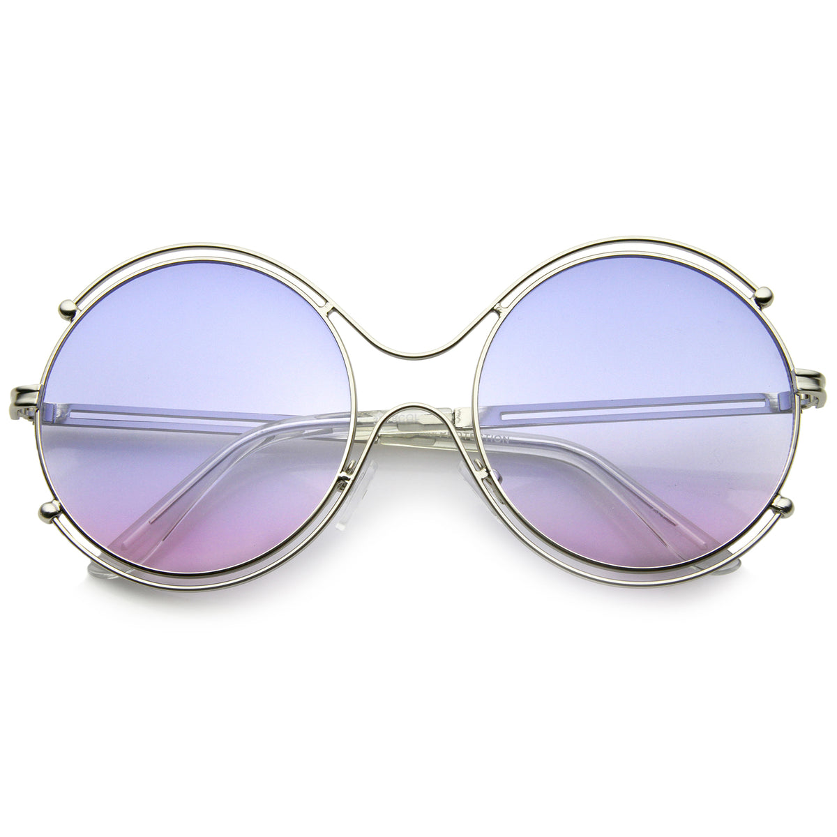 Silver / Blue-Purple