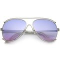 Silver / Blue-Purple