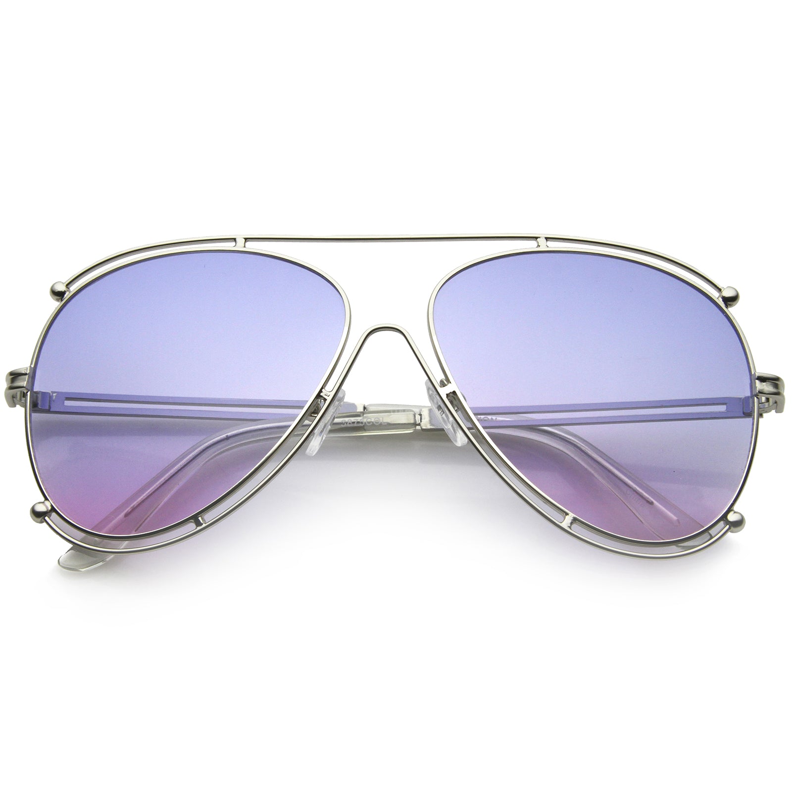 Silver / Blue-Purple