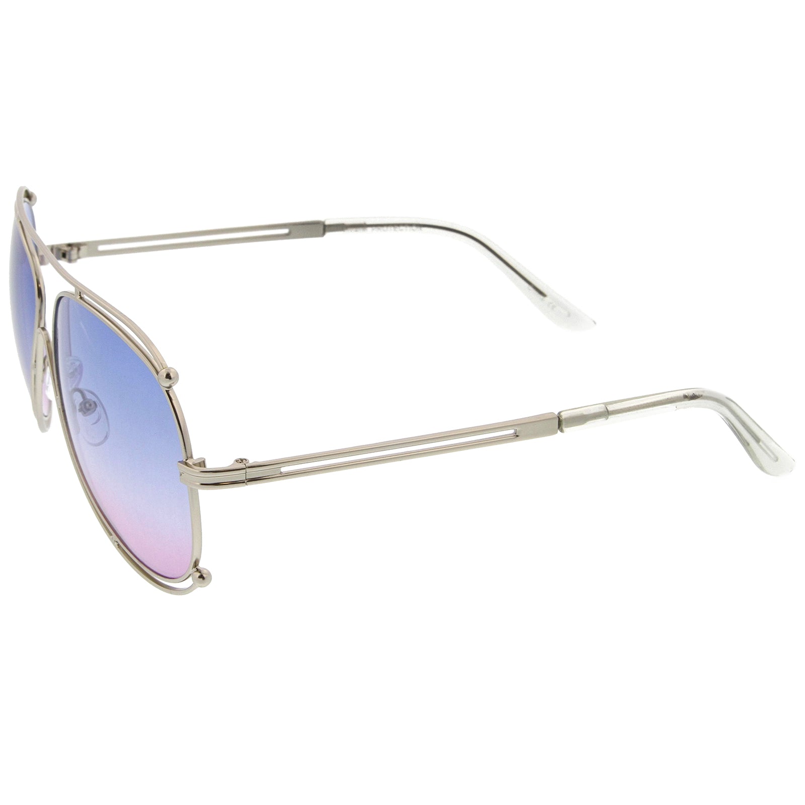 Silver / Blue-Purple