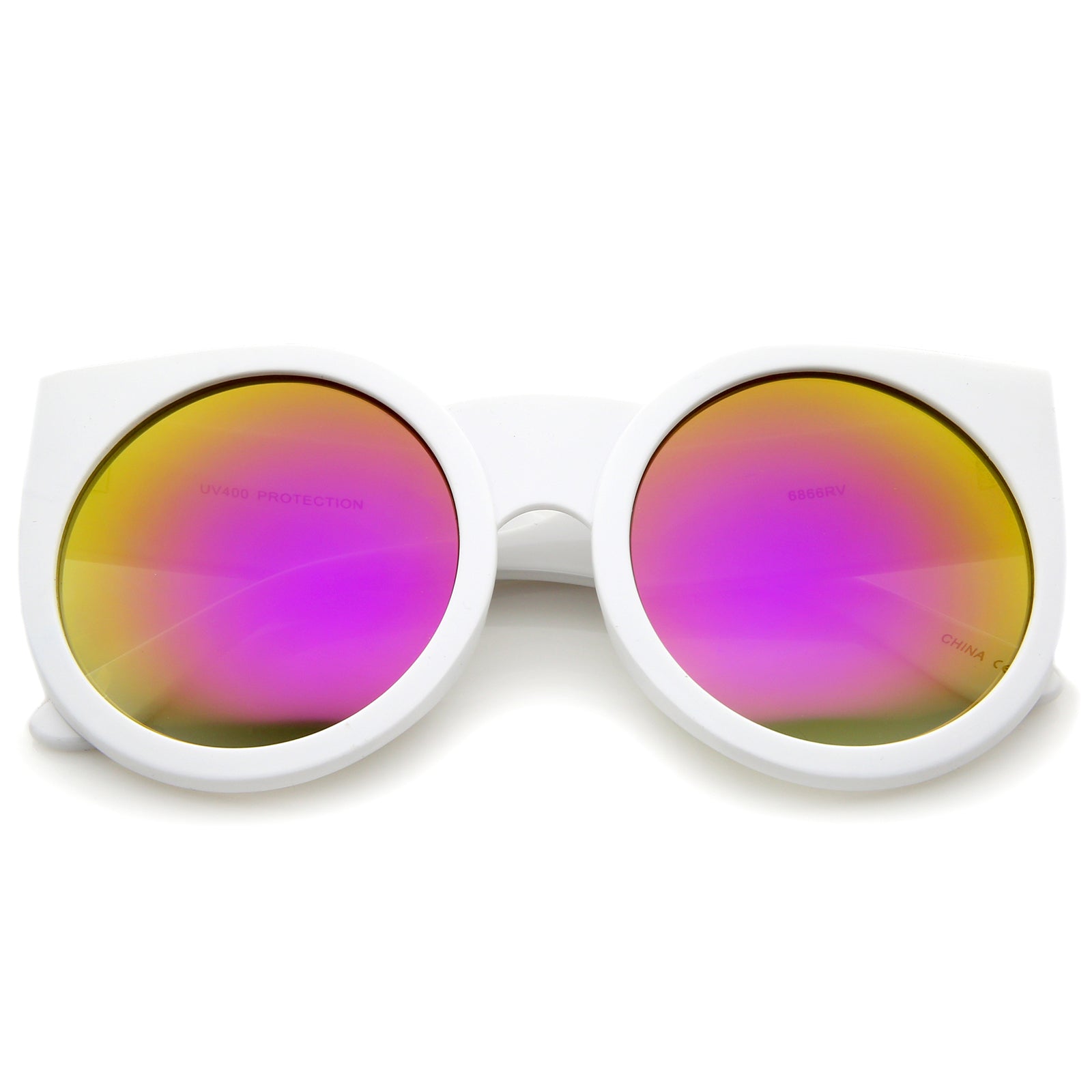 White / Magenta Mirror