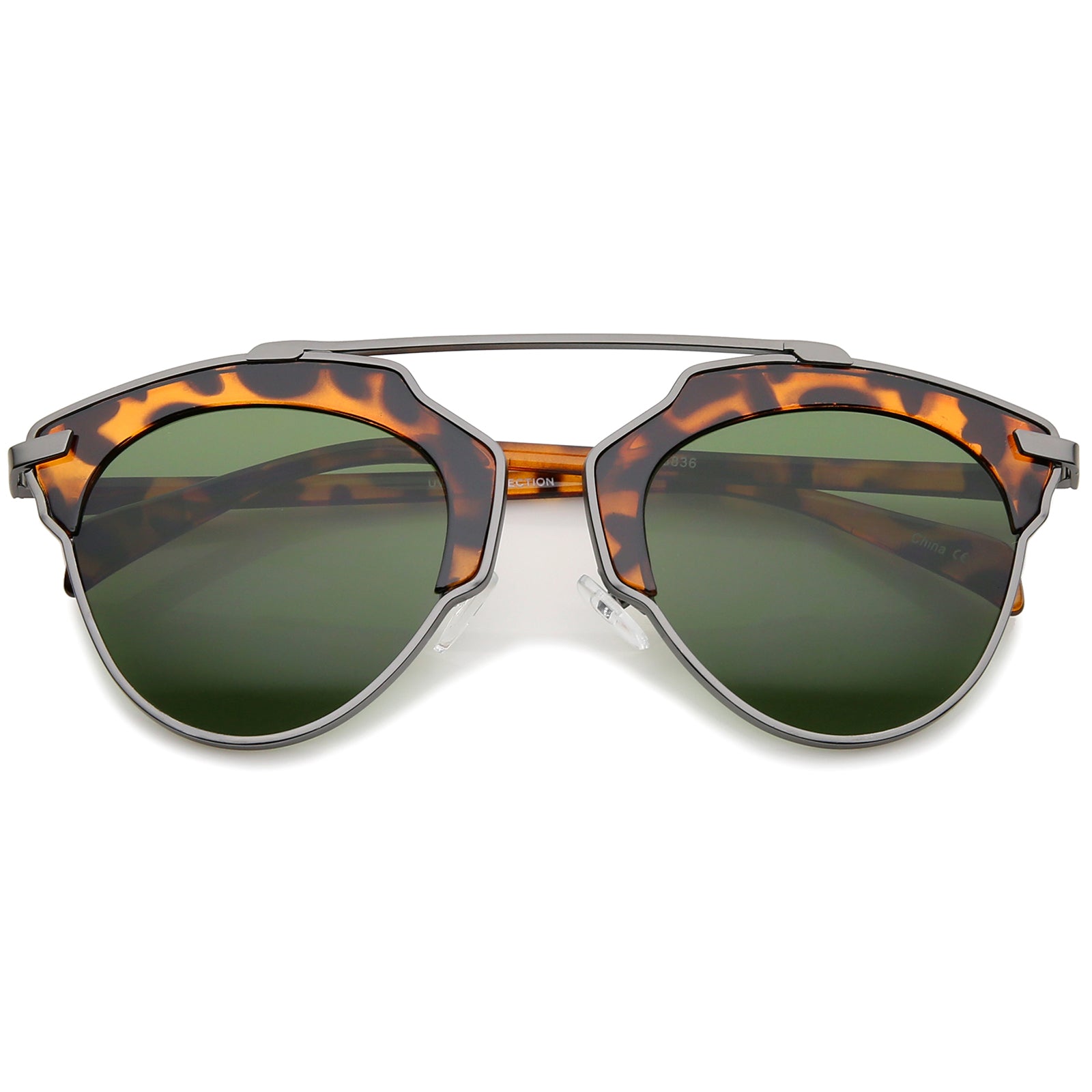 Tortoise-Gunmetal / Green