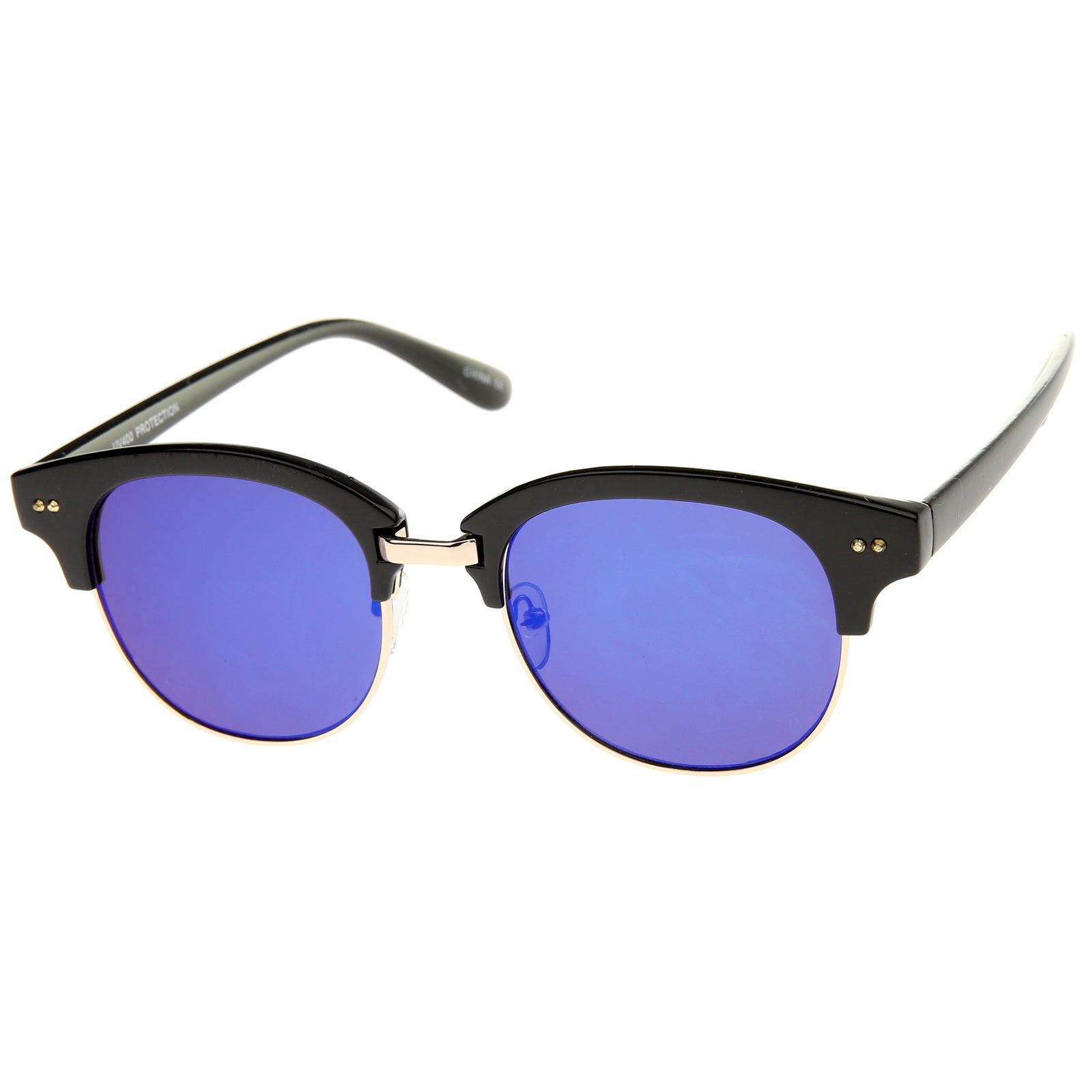 Black-Gold / Blue Mirror
