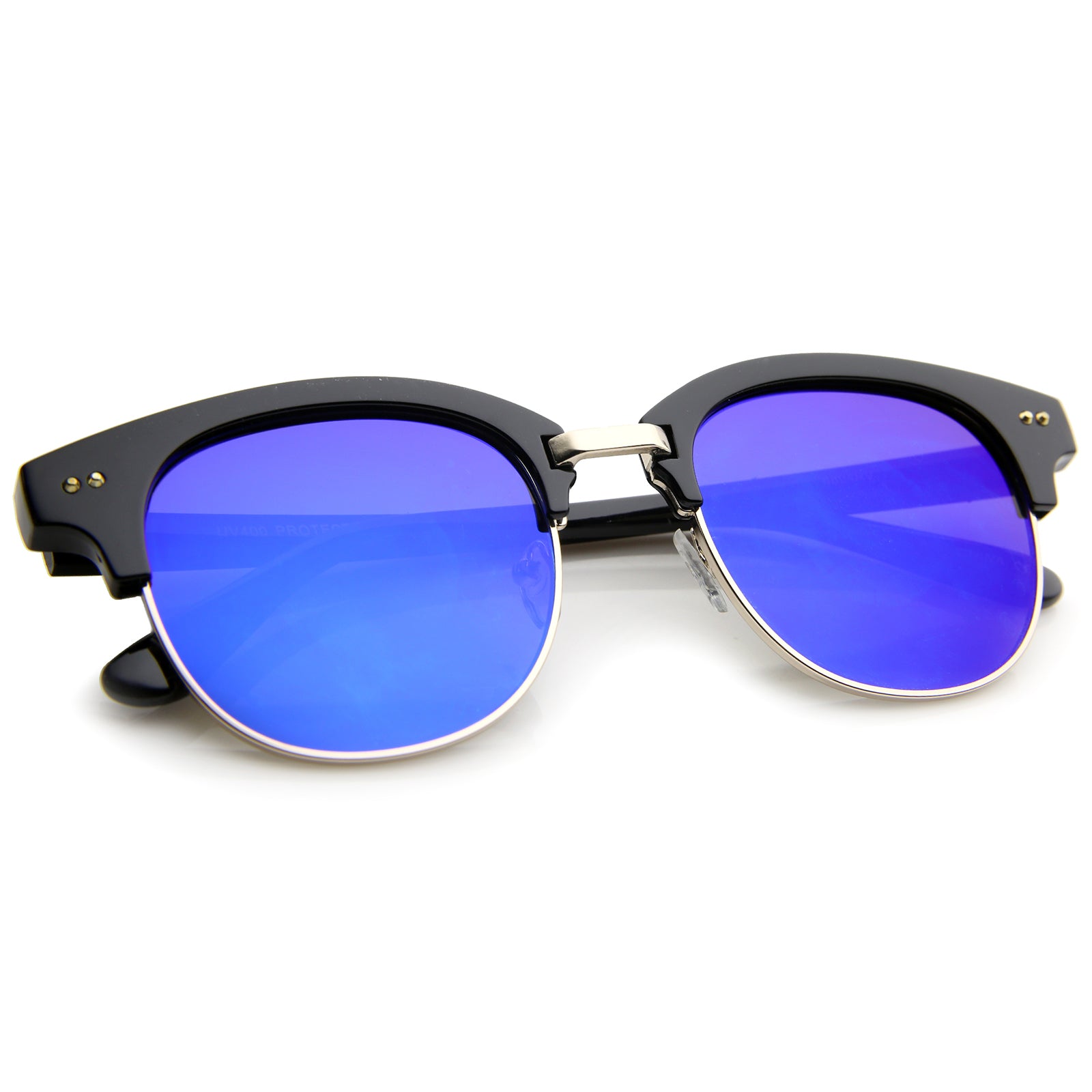 Black-Gold / Blue Mirror