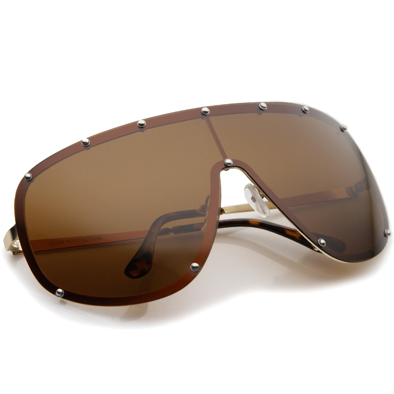 Top Gun Polarized Aviator Rivet Sunglasses