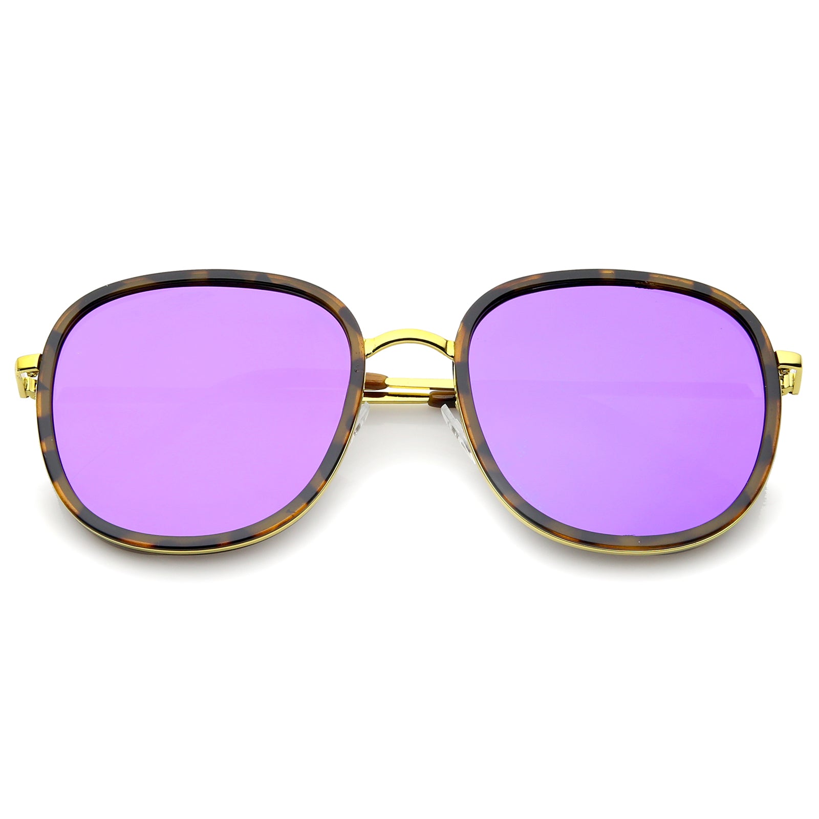 Tortoise-Gold / Purple Mirror