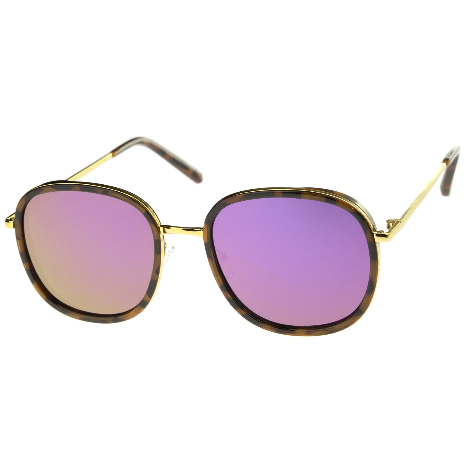 Tortoise-Gold / Purple Mirror