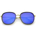 Black-Gold / Dark-Blue Mirror