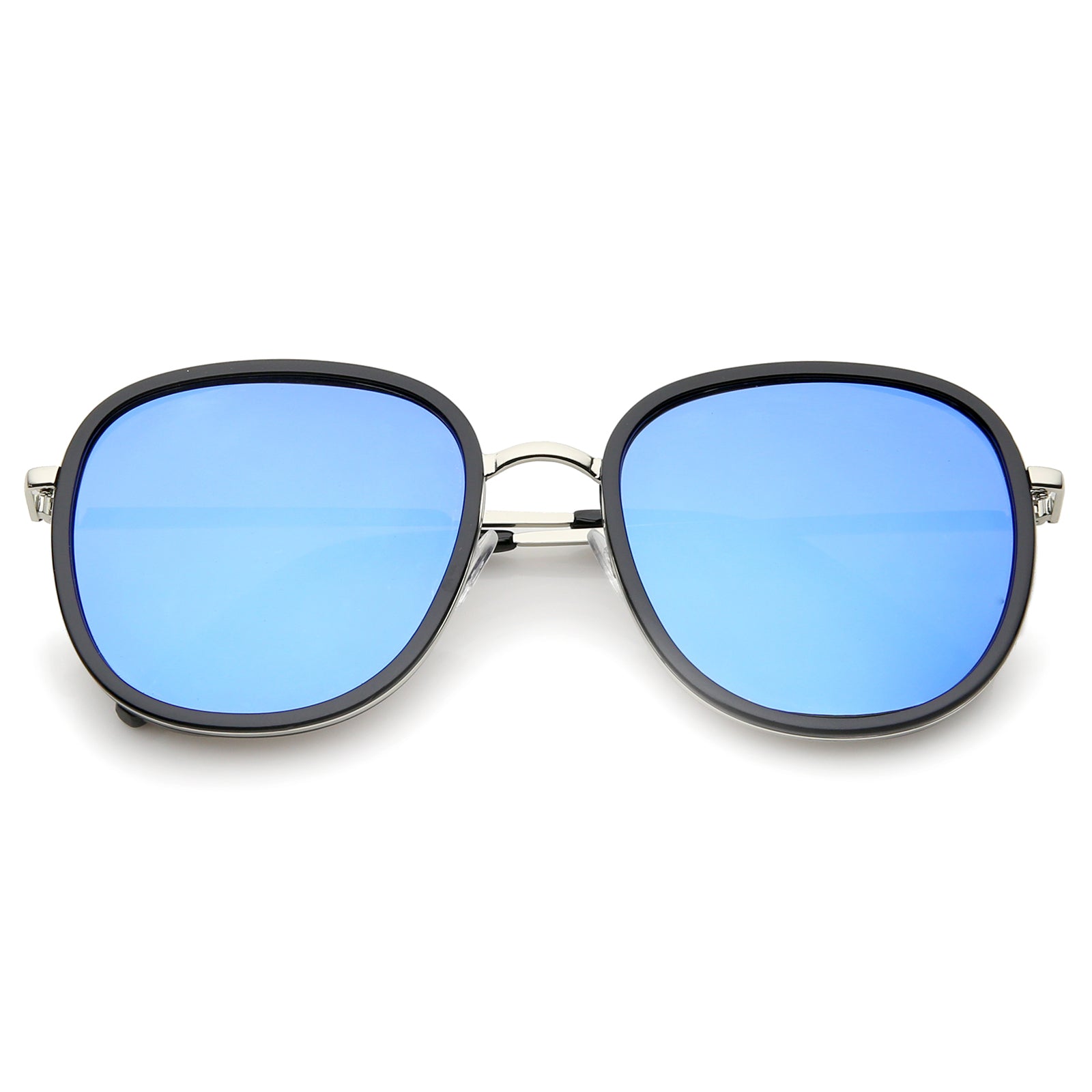 Black-Silver / Light-Blue Mirror