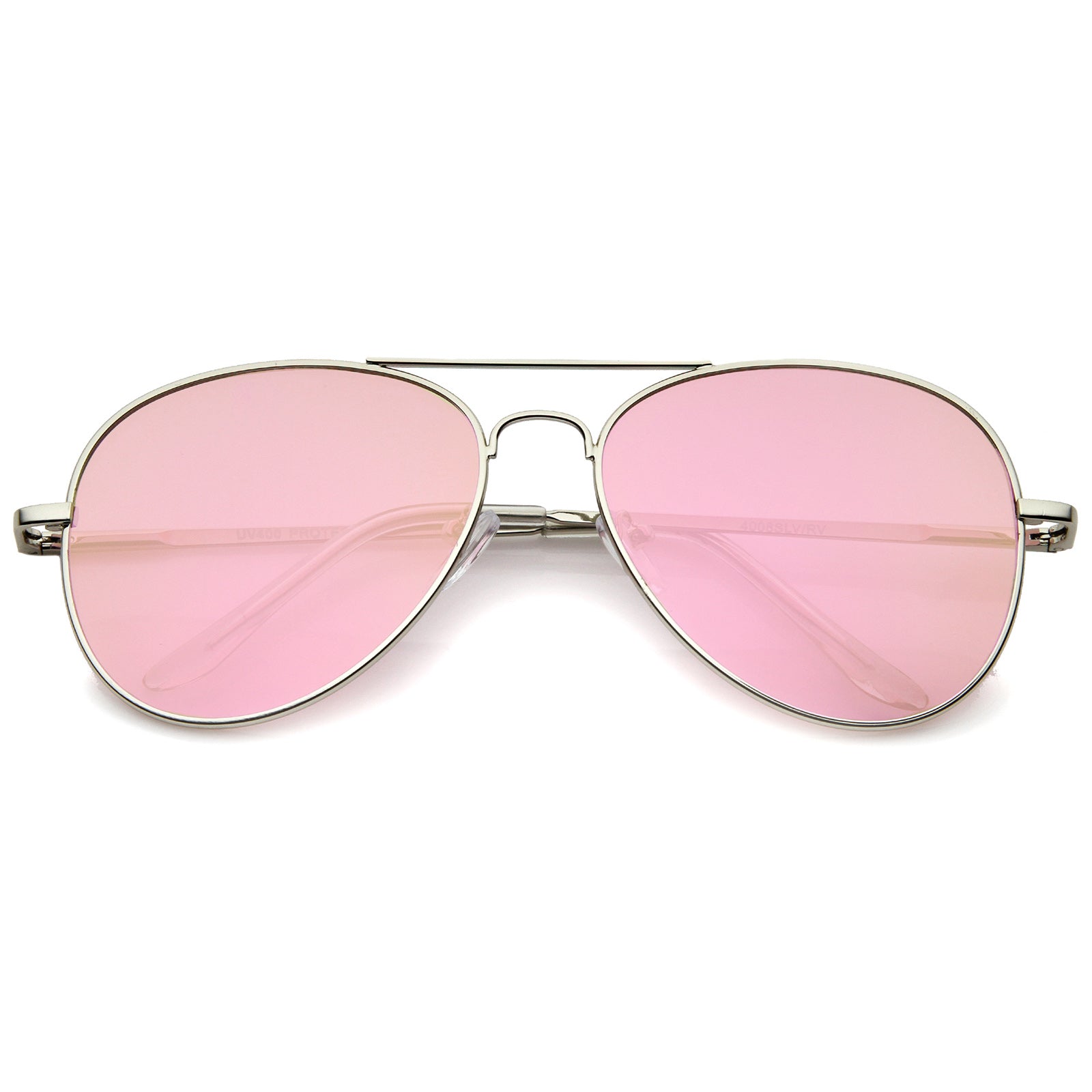 Silver / Pink Mirror