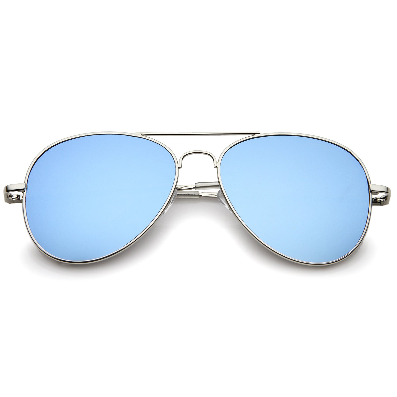 Silver / Blue Mirror