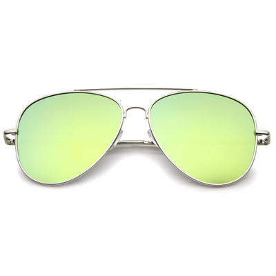 Costa Del Mar Wingman Green Mirror Polarized Plastic Aviator Sunglasses -  WM 26 OGMP