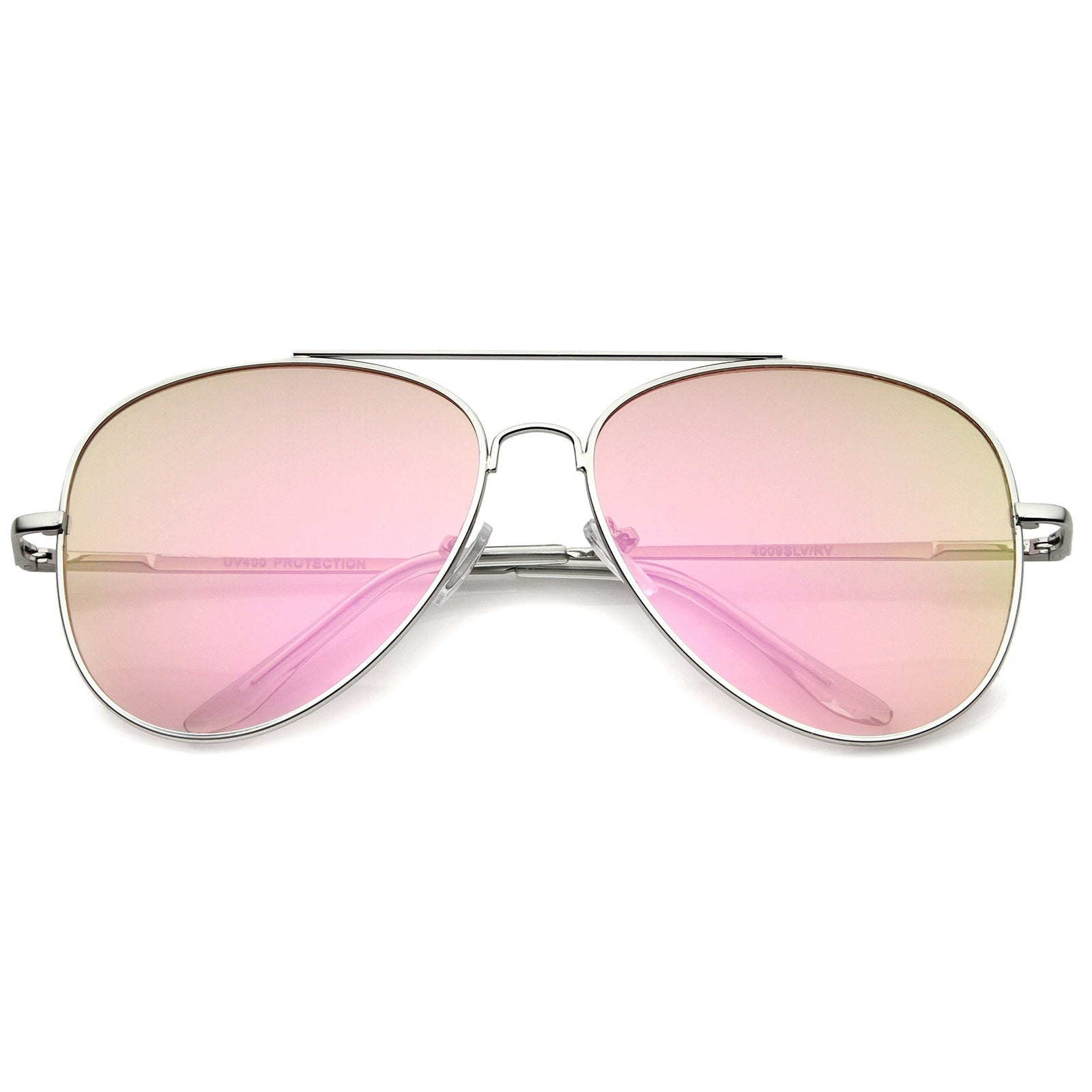 Silver / Pink Mirror