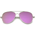 Silver / Purple Mirror