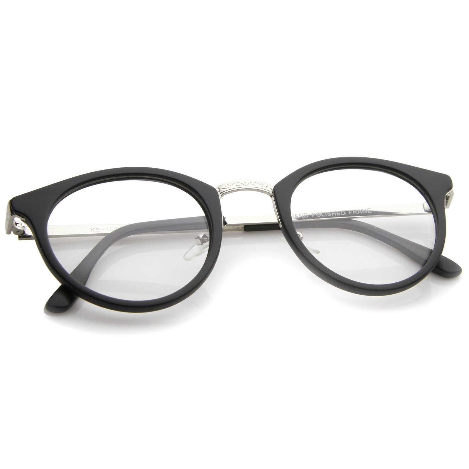 Matte Black-Silver / Clear