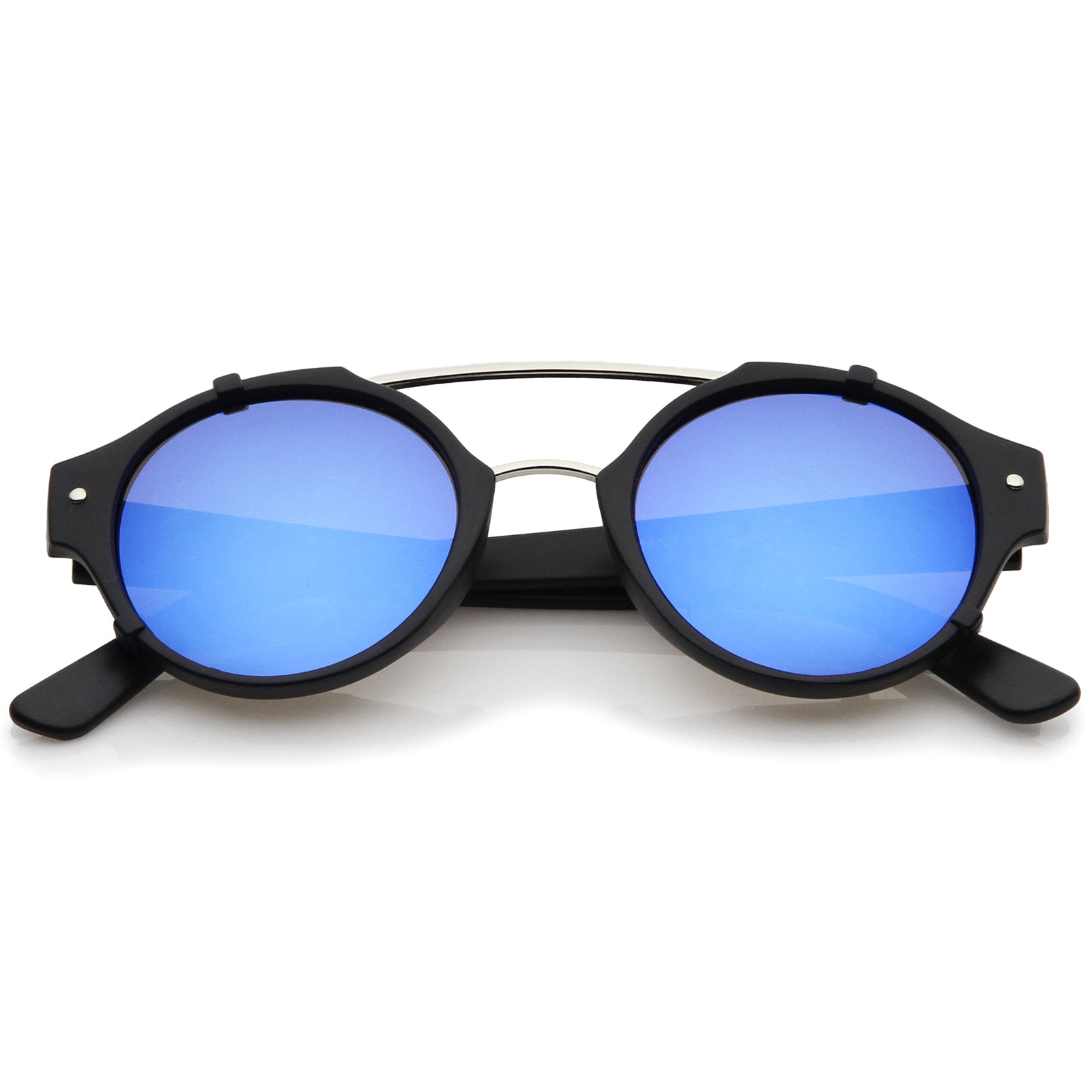 Black-Silver / Blue Mirror