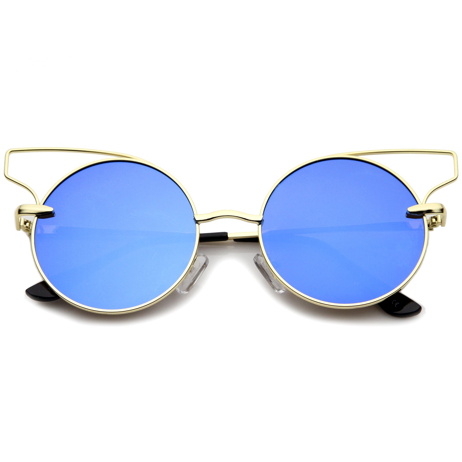 Gold / Blue Mirror