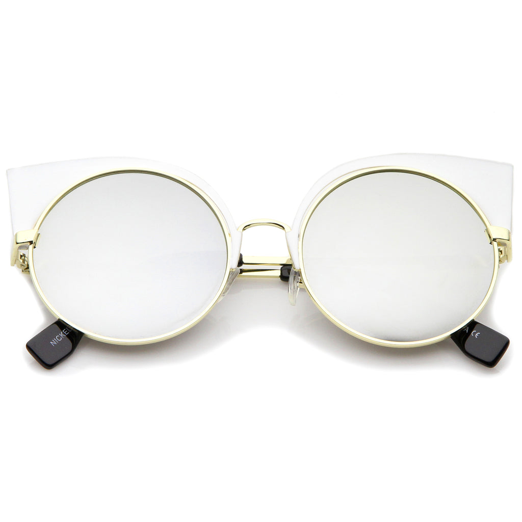 White / Silver Mirror