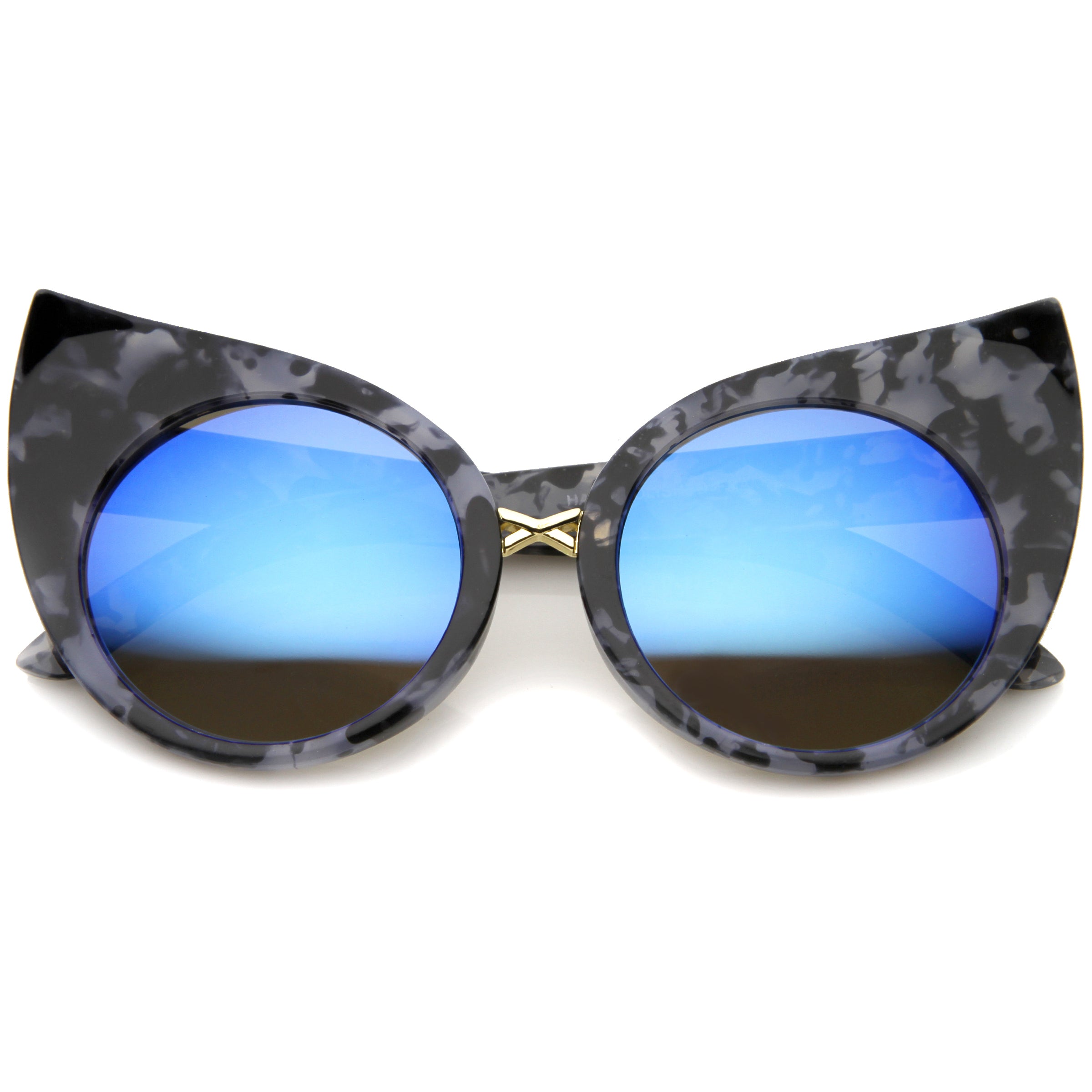 Gray / Blue Mirror