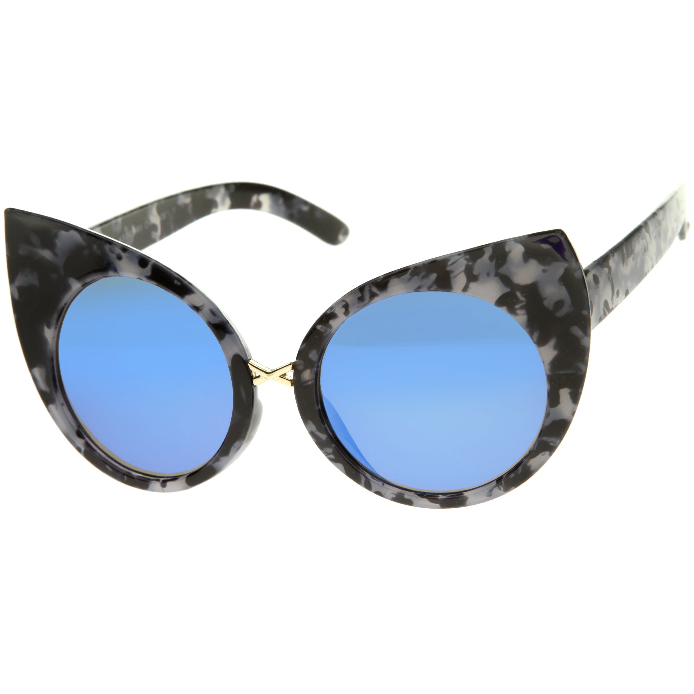 Gray / Blue Mirror