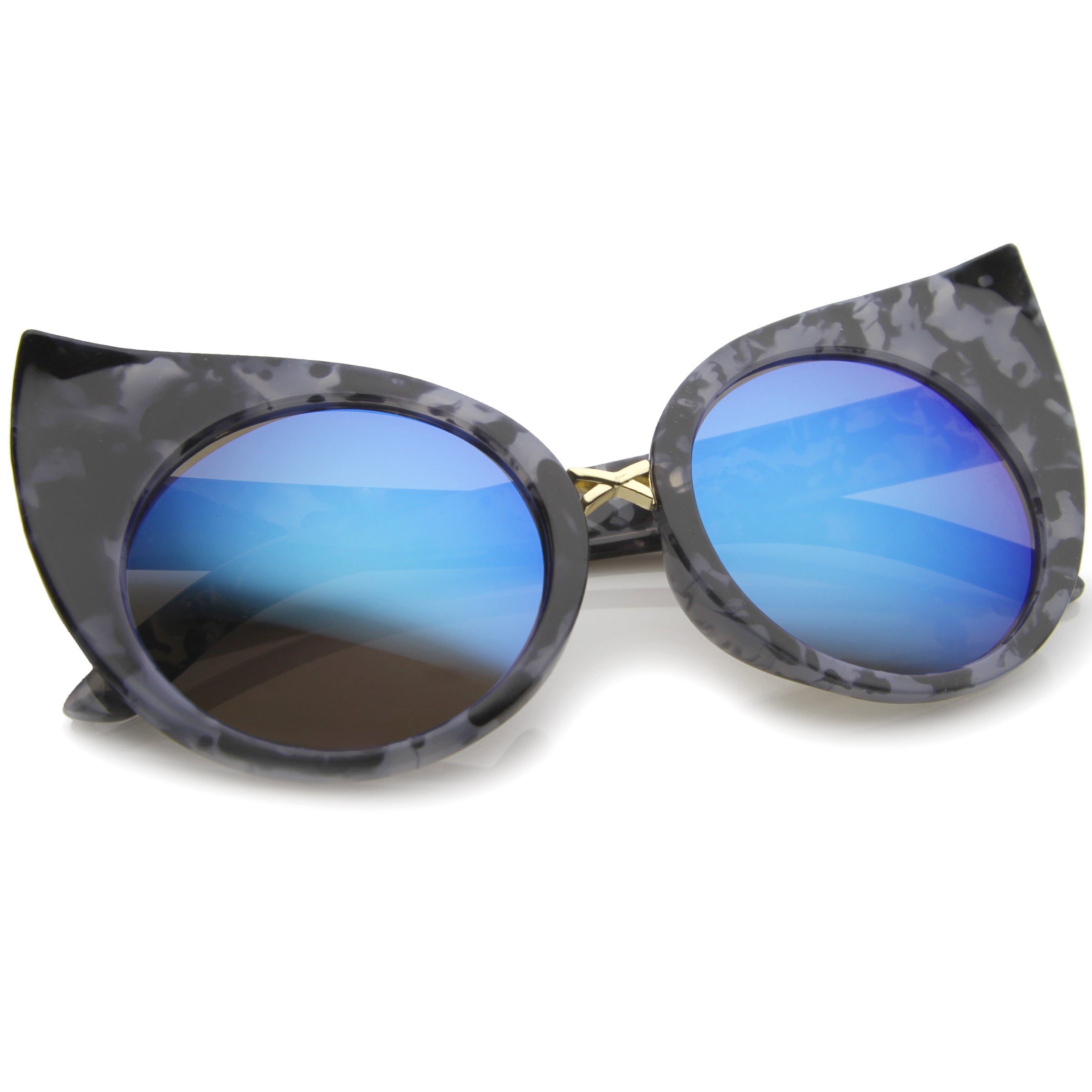 Gray / Blue Mirror