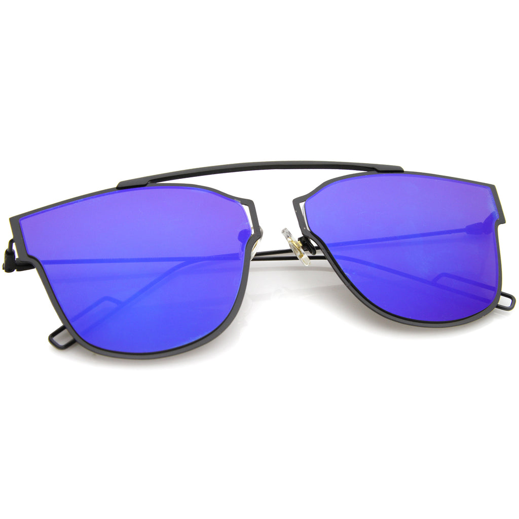 Black / Blue Mirror