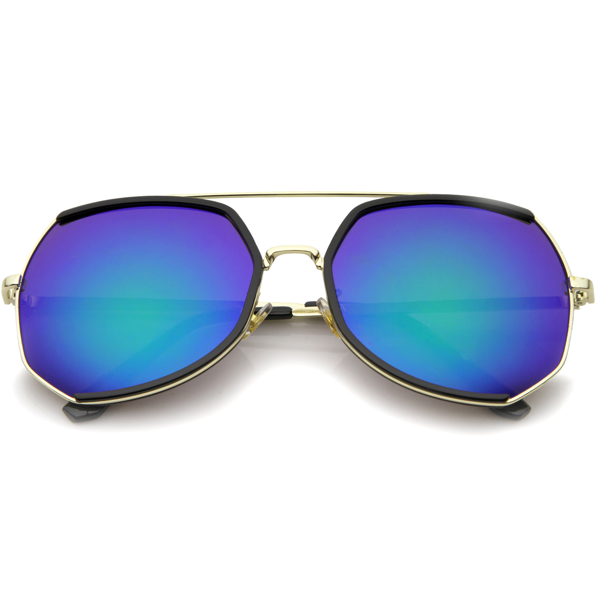 Black-Gold / Green Mirror
