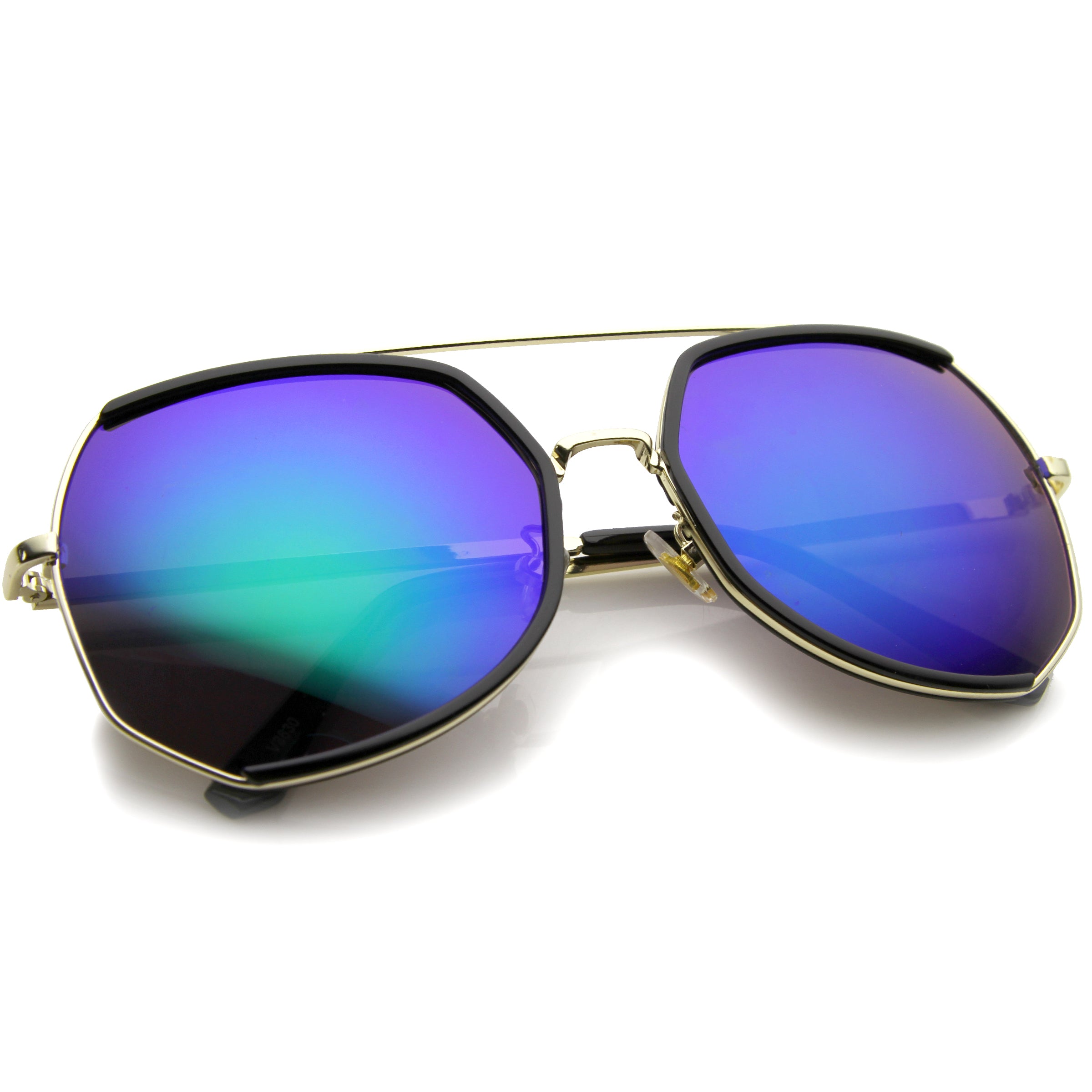 Black-Gold / Green Mirror